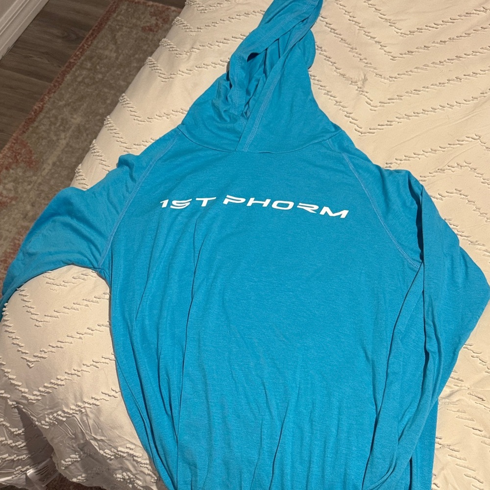 1st Phorm Blue Lightweight Hoodie